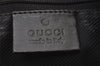Authentic GUCCI Jackie Shoulder Hand Bag GG Canvas Leather 0013306 Black 5326I