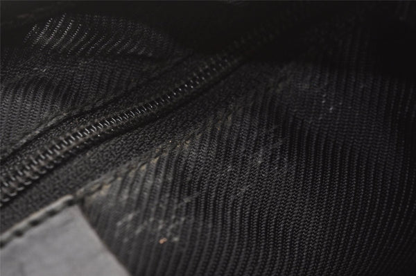 Authentic GUCCI Jackie Shoulder Hand Bag GG Canvas Leather 0013306 Black 5326I