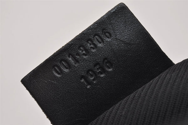 Authentic GUCCI Jackie Shoulder Hand Bag GG Canvas Leather 0013306 Black 5326I