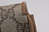 Authentic GUCCI Shoulder Cross Body Bag Purse GG PVC Leather Brown Junk 5326J
