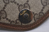 Authentic GUCCI Shoulder Cross Body Bag Purse GG PVC Leather Brown Junk 5326J