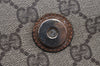 Authentic GUCCI Shoulder Cross Body Bag Purse GG PVC Leather Brown Junk 5326J