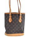 Authentic Louis Vuitton Monogram Bucket PM Shoulder Tote Bag M42238 LV 5327H