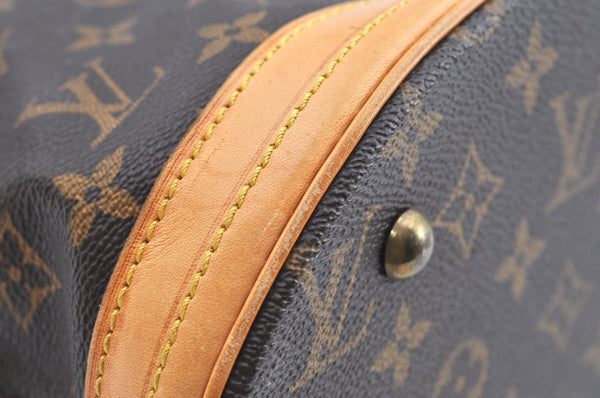 Authentic Louis Vuitton Monogram Bucket PM Shoulder Tote Bag M42238 LV 5327H