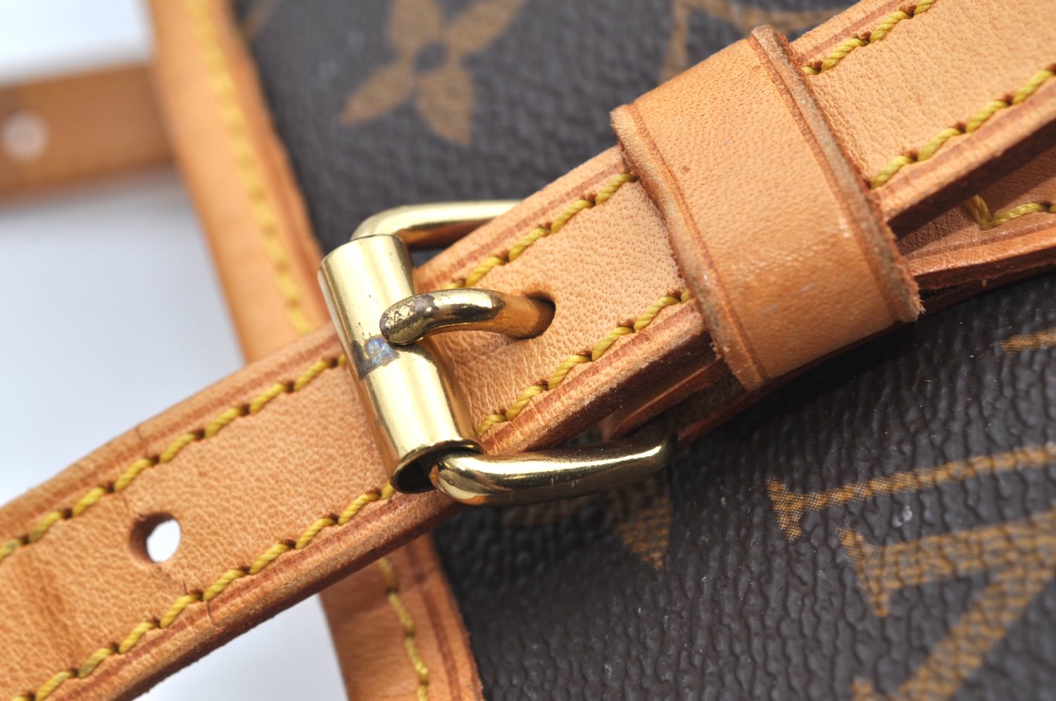 Authentic Louis Vuitton Monogram Bucket PM Shoulder Tote Bag M42238 LV 5327H