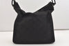 Authentic GUCCI Shoulder Hand Bag Purse GG Nylon Leather 0013766 Black 5327J