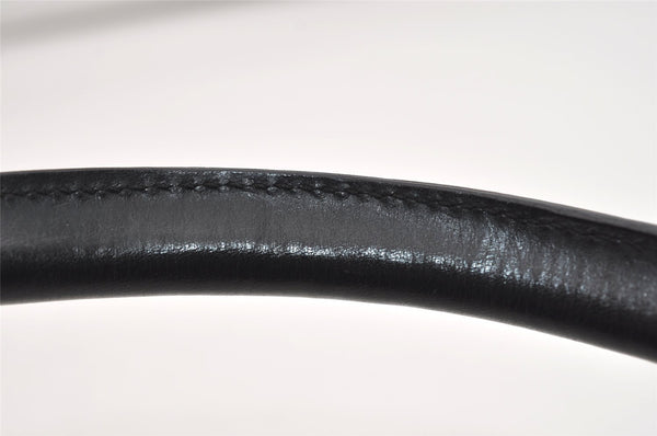 Authentic GUCCI Shoulder Hand Bag Purse GG Nylon Leather 0013766 Black 5327J