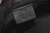 Authentic GUCCI Shoulder Hand Bag Purse GG Nylon Leather 0013766 Black 5327J