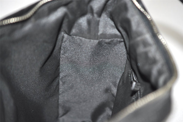 Authentic GUCCI Shoulder Hand Bag Purse GG Nylon Leather 0013766 Black 5327J