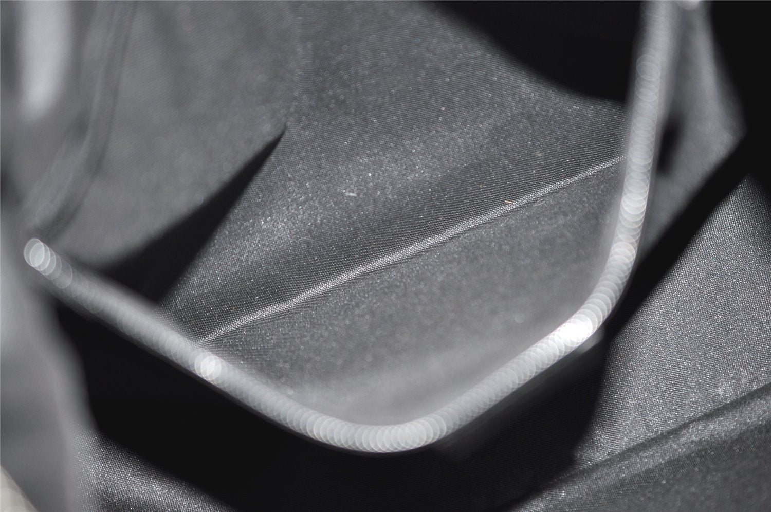 Authentic GUCCI Shoulder Hand Bag Purse GG Nylon Leather 0013766 Black 5327J