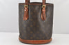Authentic Louis Vuitton Monogram Bucket PM Shoulder Tote Bag M42238 Junk 5327K