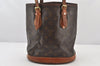 Authentic Louis Vuitton Monogram Bucket PM Shoulder Tote Bag M42238 Junk 5327K