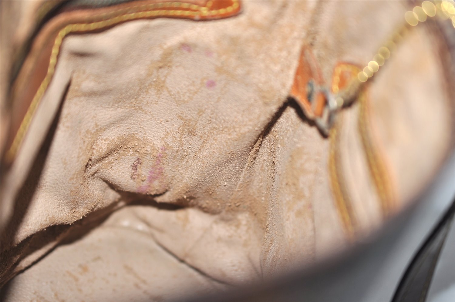 Authentic Louis Vuitton Monogram Bucket PM Shoulder Tote Bag M42238 Junk 5327K