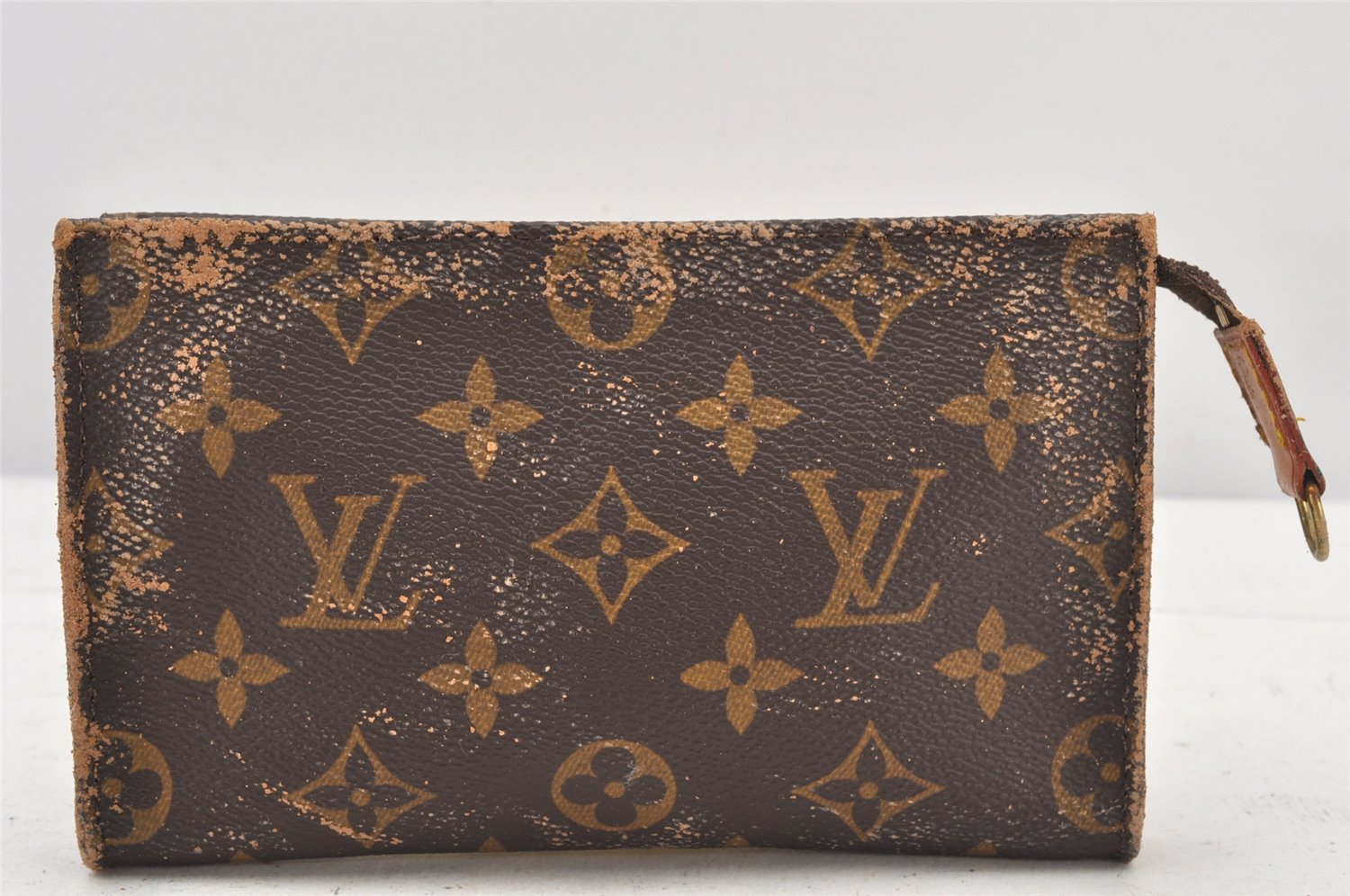 Authentic Louis Vuitton Monogram Bucket PM Shoulder Tote Bag M42238 Junk 5327K