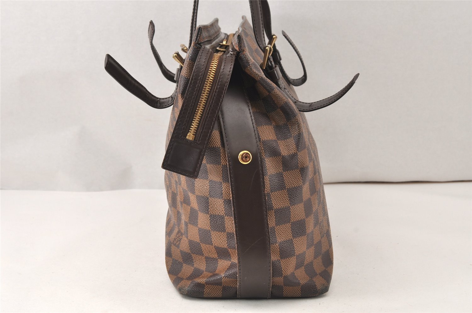 Authentic Louis Vuitton Damier Chelsea Shoulder Tote Bag N51119 LV 5328K