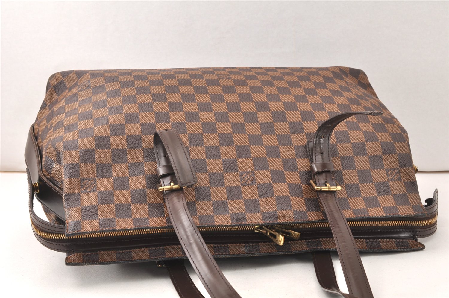Authentic Louis Vuitton Damier Chelsea Shoulder Tote Bag N51119 LV 5328K