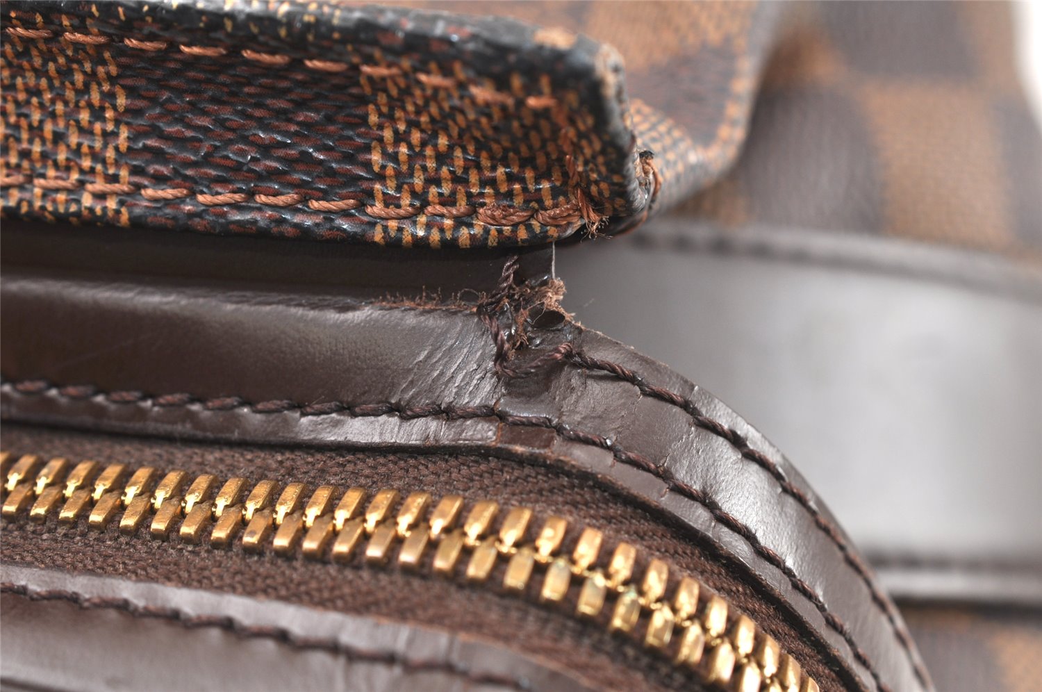 Authentic Louis Vuitton Damier Chelsea Shoulder Tote Bag N51119 LV 5328K