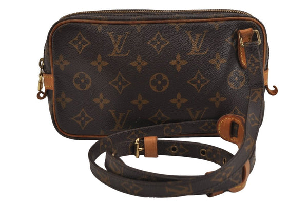 Auth Louis Vuitton Monogram Marly Bandouliere Shoulder Bag M51828 Junk 5329J