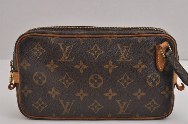 Auth Louis Vuitton Monogram Marly Bandouliere Shoulder Bag M51828 Junk 5329J