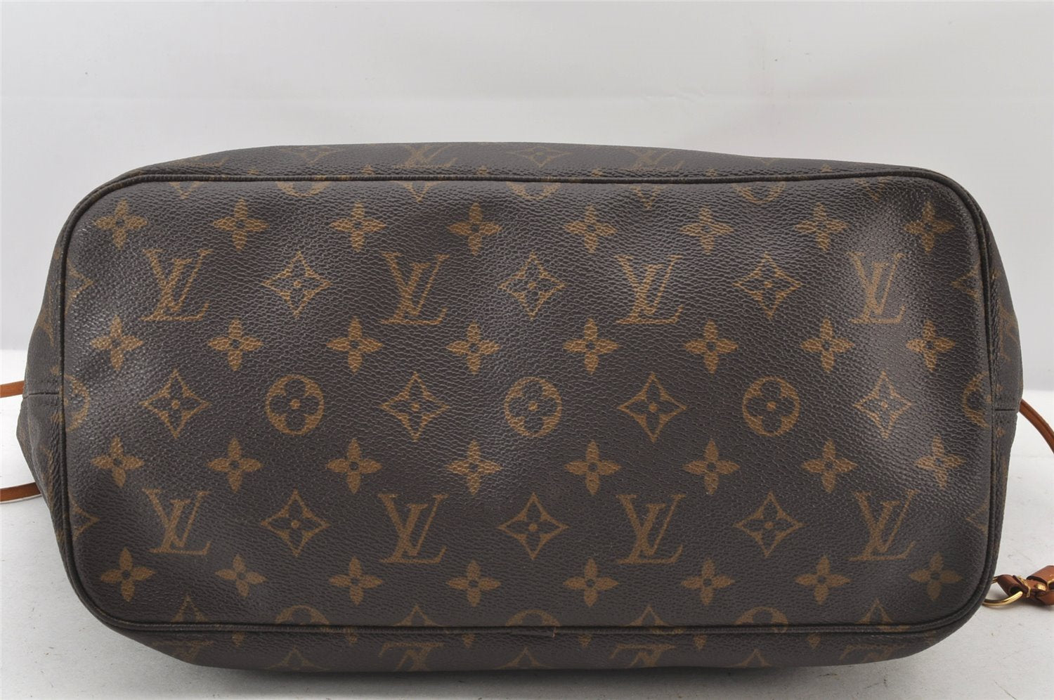 Authentic Louis Vuitton Monogram Neverfull MM Shoulder Tote Bag M40156 LV 5329K