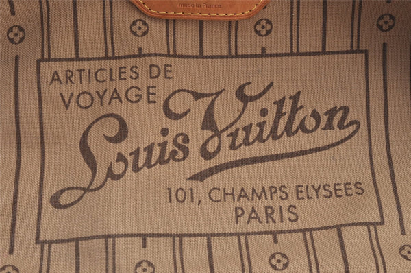 Authentic Louis Vuitton Monogram Neverfull MM Shoulder Tote Bag M40156 LV 5329K