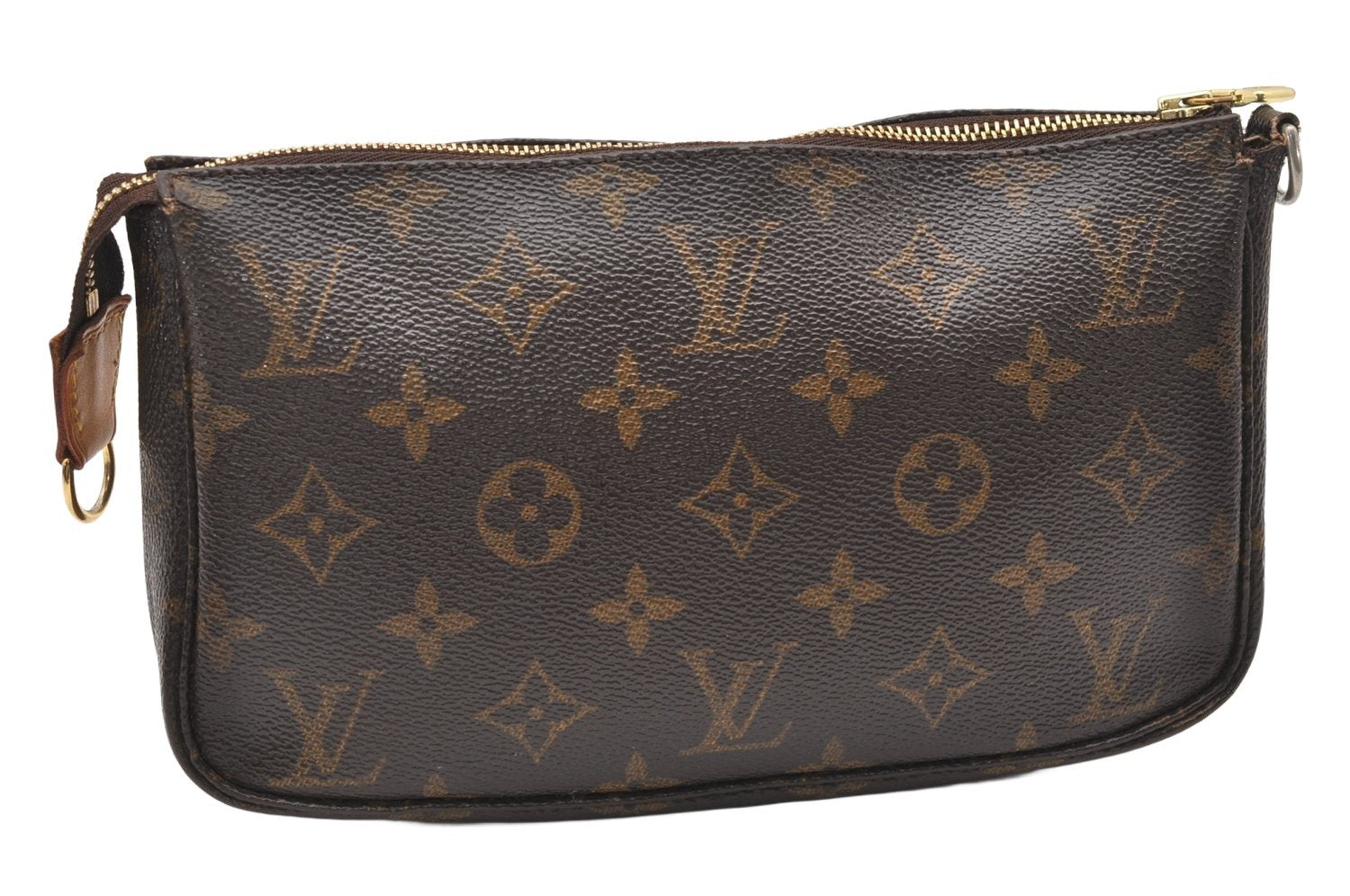 Authentic Louis Vuitton Monogram Pochette Accessoires Pouch M51980 LV 5330K