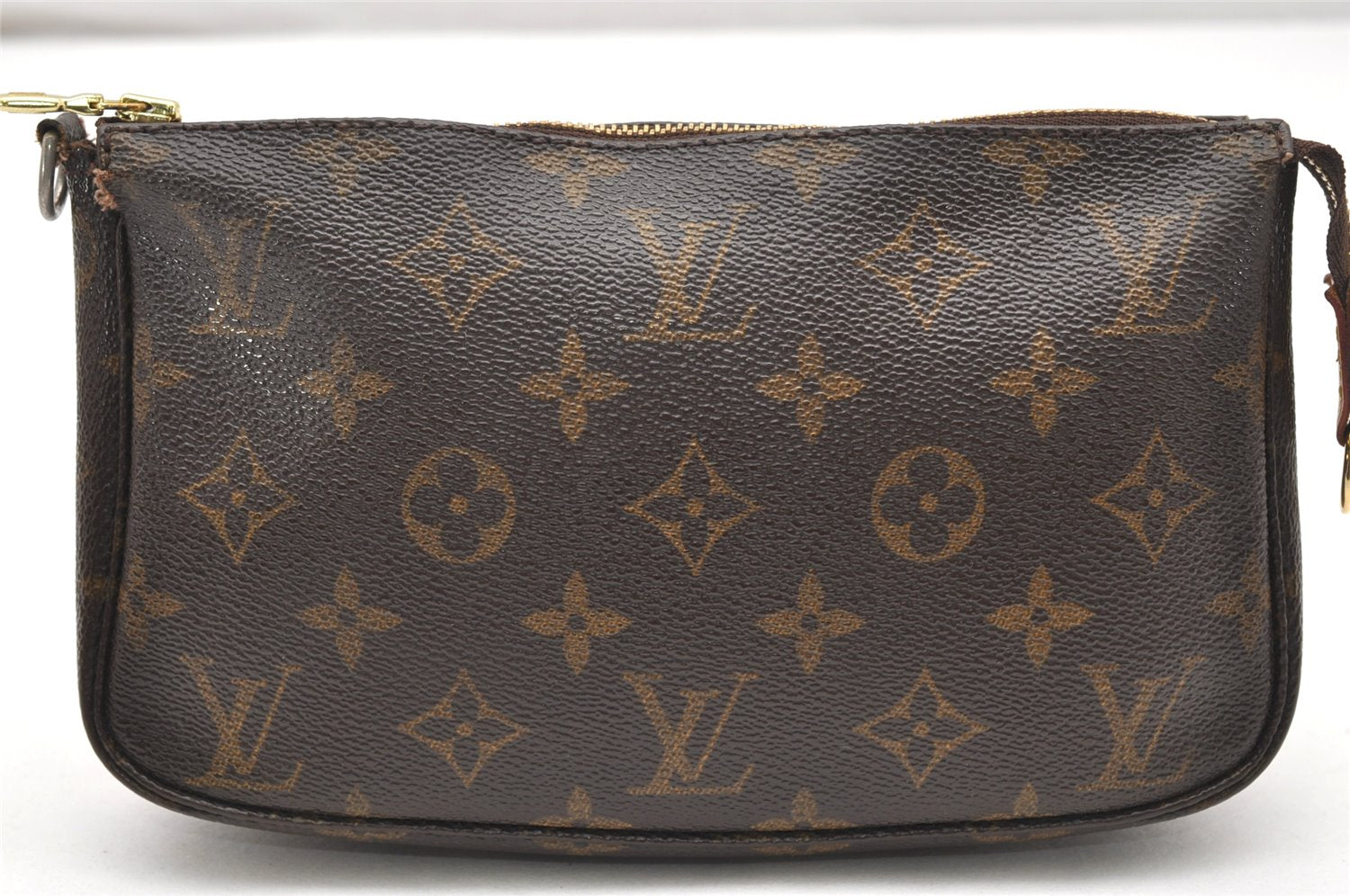 Authentic Louis Vuitton Monogram Pochette Accessoires Pouch M51980 LV 5330K