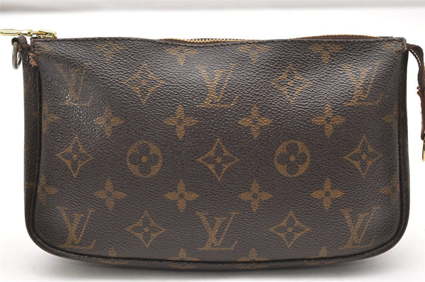 Authentic Louis Vuitton Monogram Pochette Accessoires Pouch M51980 LV 5330K