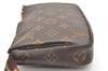 Authentic Louis Vuitton Monogram Pochette Accessoires Pouch M51980 LV 5330K