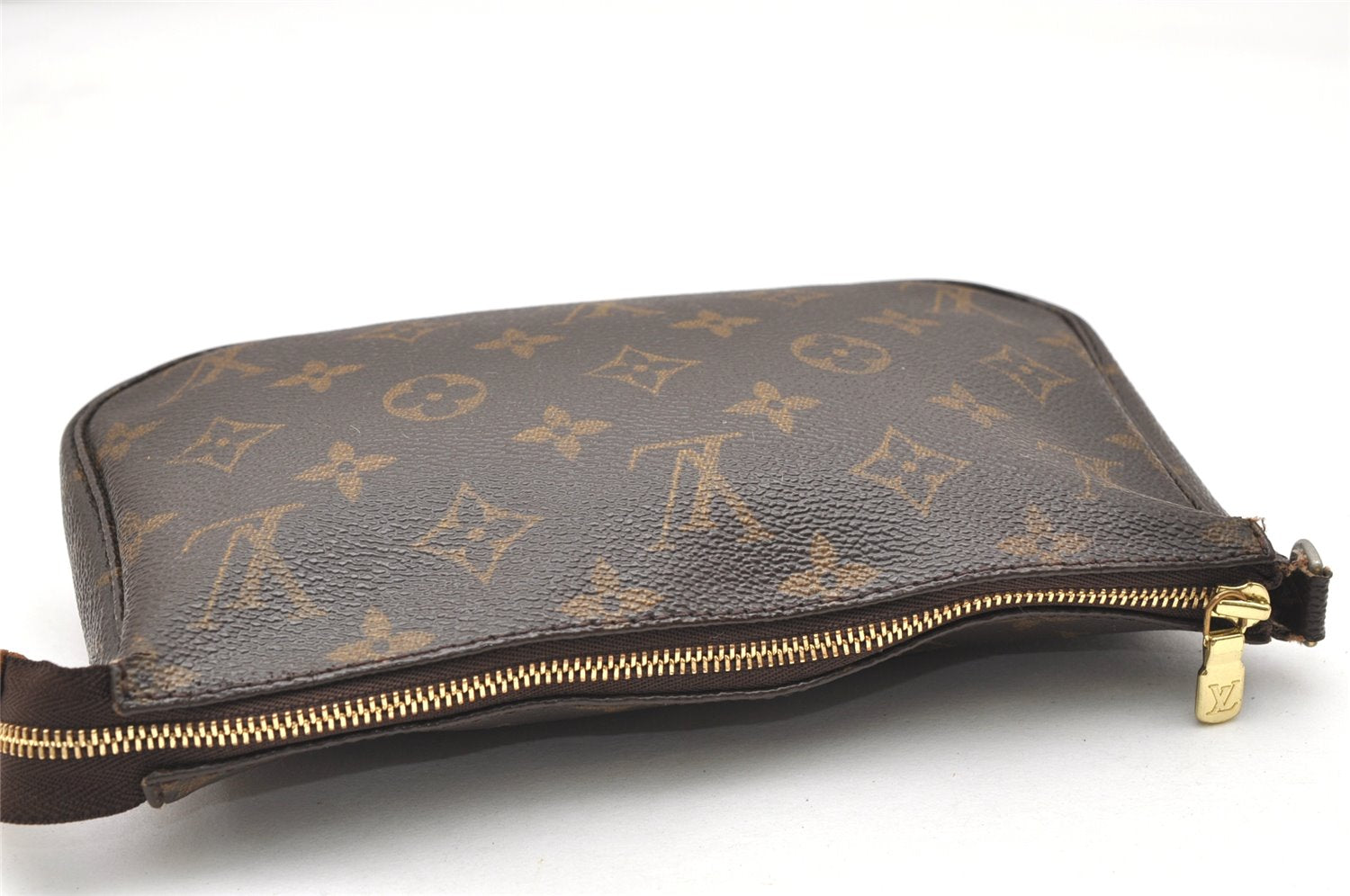 Authentic Louis Vuitton Monogram Pochette Accessoires Pouch M51980 LV 5330K
