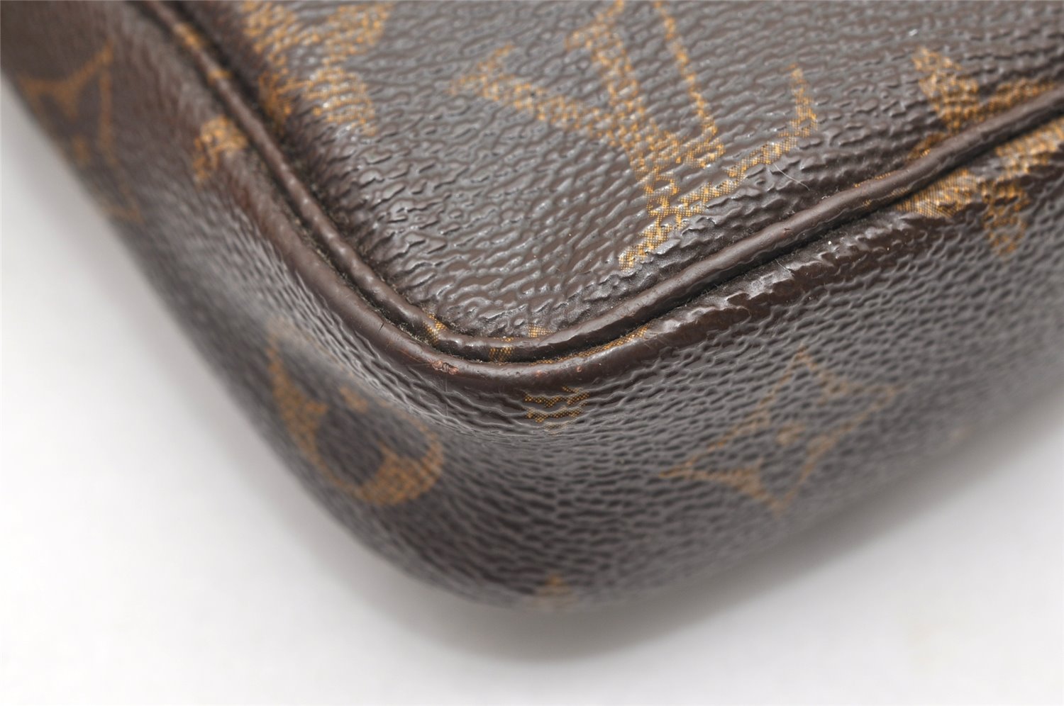 Authentic Louis Vuitton Monogram Pochette Accessoires Pouch M51980 LV 5330K