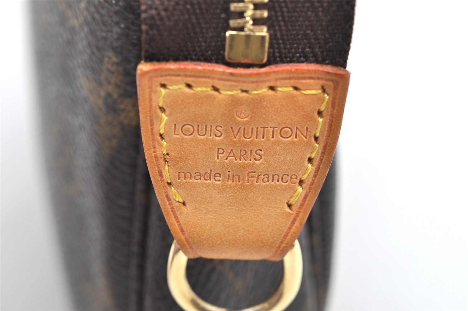 Authentic Louis Vuitton Monogram Pochette Accessoires Pouch M51980 LV 5330K