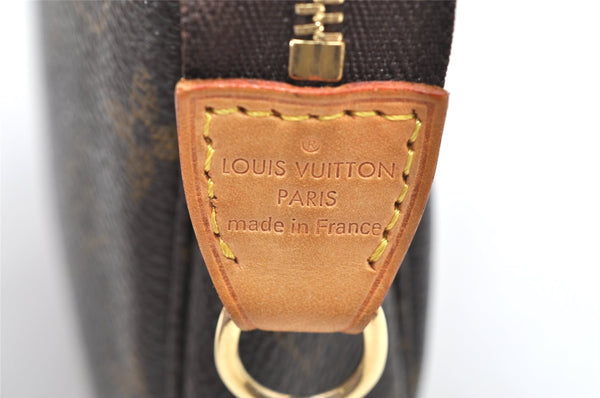 Authentic Louis Vuitton Monogram Pochette Accessoires Pouch M51980 LV 5330K