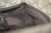 Authentic GUCCI Shoulder Cross Body Bag Purse GG PVC Leather 141626 Brown 5332I