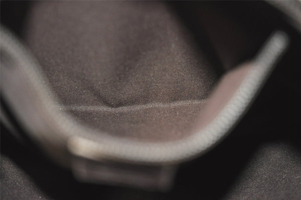 Authentic GUCCI Shoulder Cross Body Bag Purse GG PVC Leather 141626 Brown 5332I