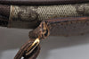 Authentic GUCCI Shoulder Cross Body Bag Purse GG PVC Leather Brown Junk 5333I