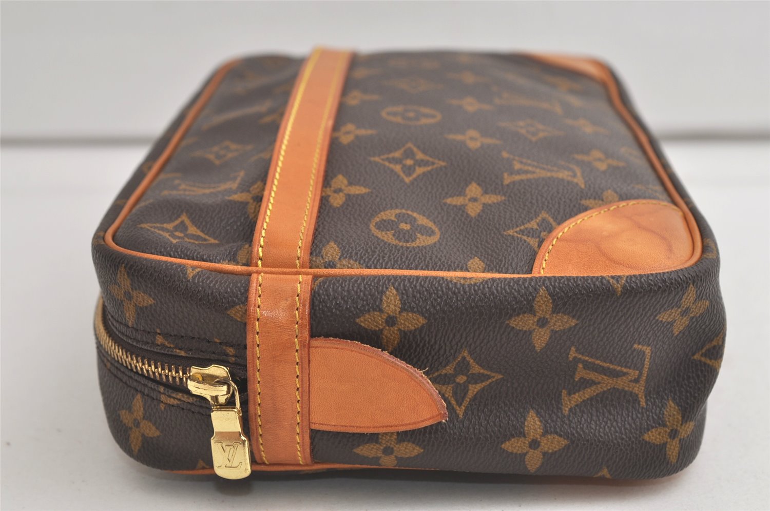 Authentic Louis Vuitton Monogram Compiegne 28 Clutch Hand Bag M51845 LV 5333K