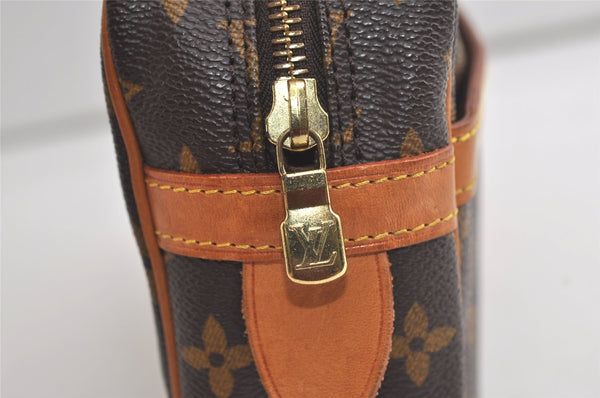 Authentic Louis Vuitton Monogram Compiegne 28 Clutch Hand Bag M51845 LV 5333K