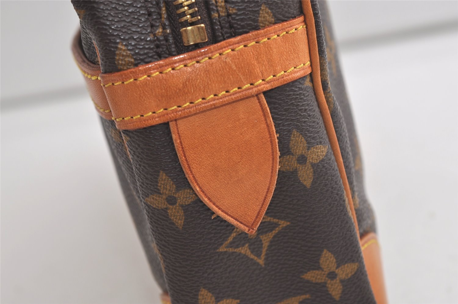 Authentic Louis Vuitton Monogram Compiegne 28 Clutch Hand Bag M51845 LV 5333K