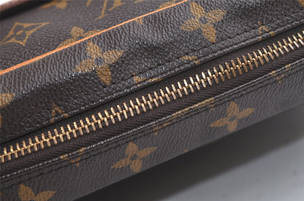 Authentic Louis Vuitton Monogram Compiegne 28 Clutch Hand Bag M51845 LV 5333K