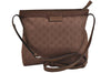 Authentic GUCCI Shoulder Cross Body Bag GG Nylon Leather 314529 Brown  5334J