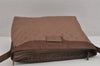Authentic GUCCI Shoulder Cross Body Bag GG Nylon Leather 314529 Brown  5334J