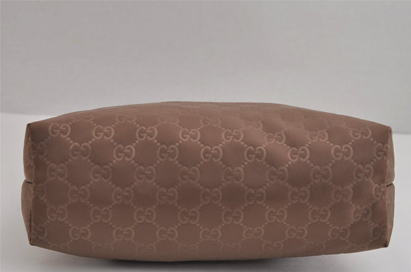 Authentic GUCCI Shoulder Cross Body Bag GG Nylon Leather 314529 Brown  5334J