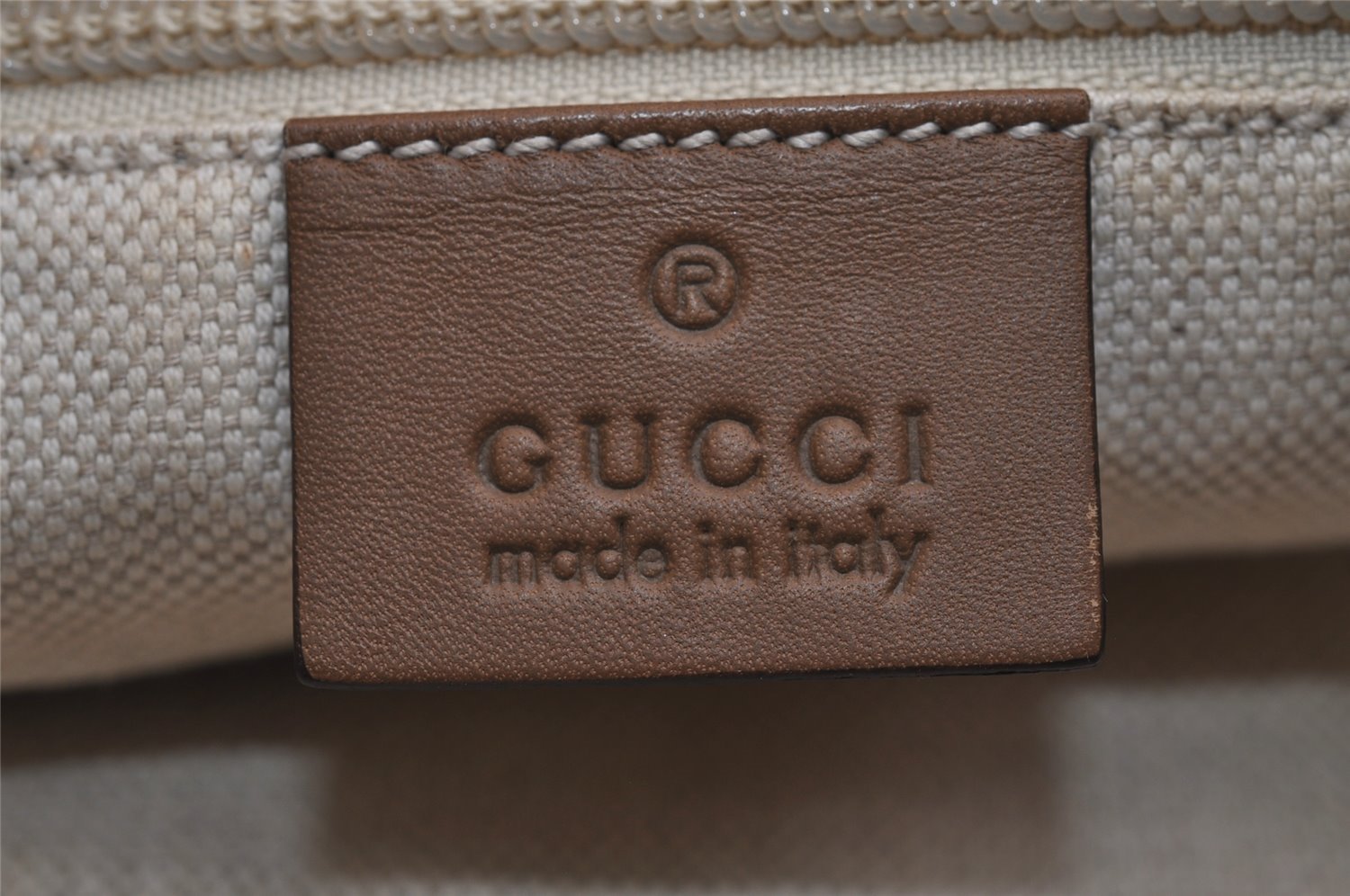 Authentic GUCCI Shoulder Cross Body Bag GG Nylon Leather 314529 Brown  5334J