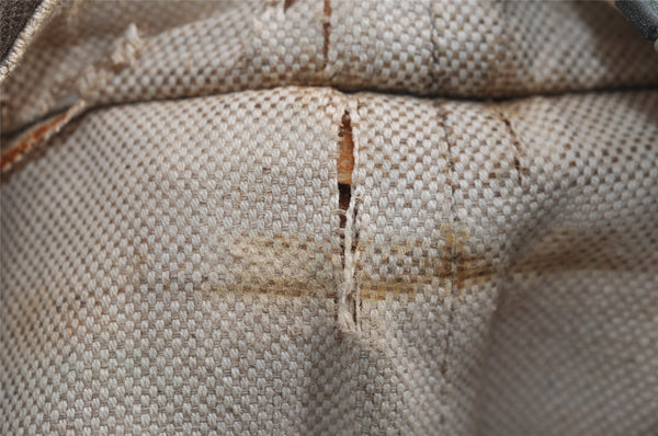 Authentic GUCCI Shoulder Cross Body Bag GG Nylon Leather 314529 Brown  5334J