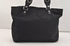 Authentic GUCCI Horsebit Shoulder Tote Bag GG Canvas Leather 229852 Black 5335J