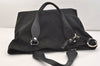 Authentic GUCCI Horsebit Shoulder Tote Bag GG Canvas Leather 229852 Black 5335J