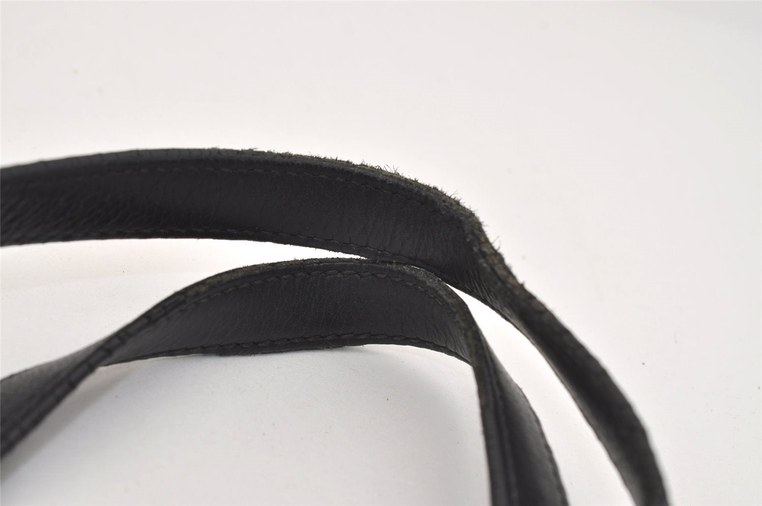 Authentic GUCCI Horsebit Shoulder Tote Bag GG Canvas Leather 229852 Black 5335J