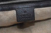 Authentic GUCCI Horsebit Shoulder Tote Bag GG Canvas Leather 229852 Black 5335J