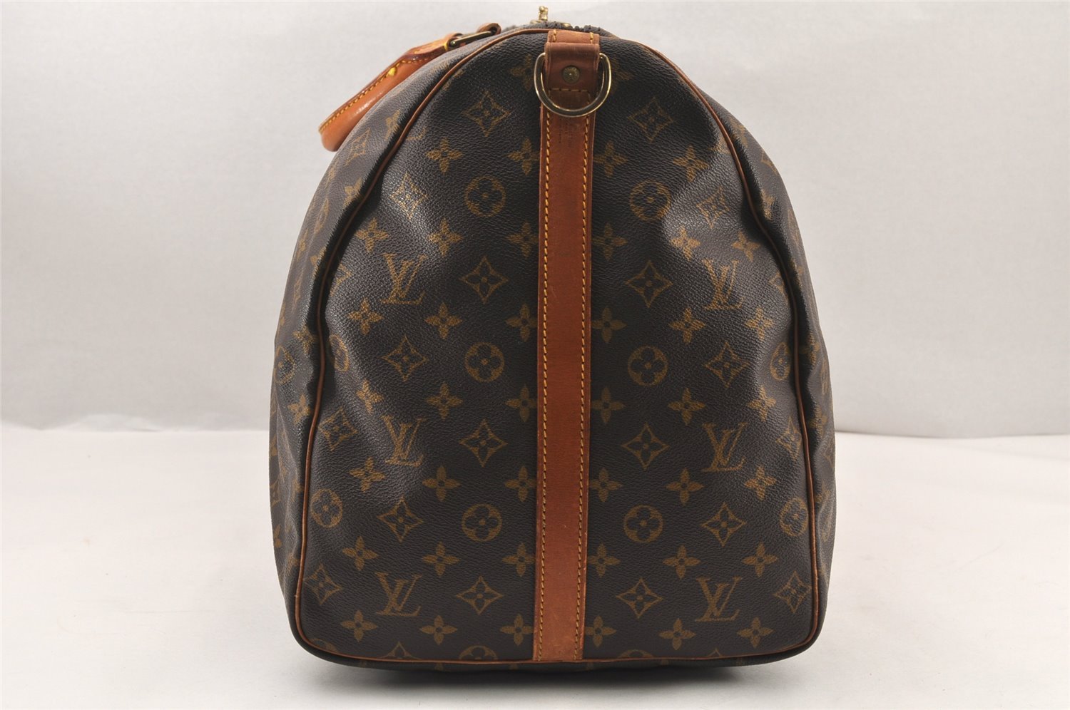 Authentic Louis Vuitton Monogram Keepall Bandouliere 60 M41412 Boston Bag 5335K